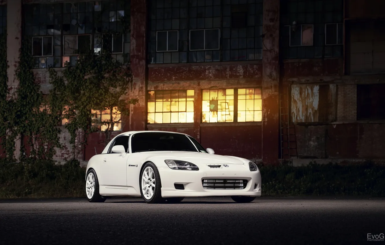 Photo wallpaper car, night, tuning, Honda, car Wallpaper, honda s2000