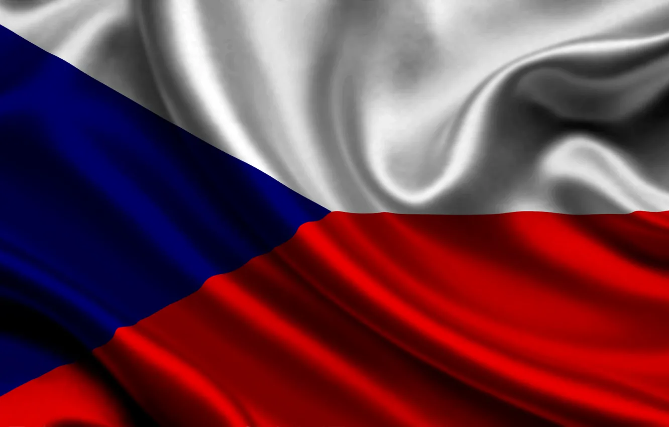 Photo wallpaper Red, Blue, White, Czech Republic, Flag, Texture, Flag, Czech Republic