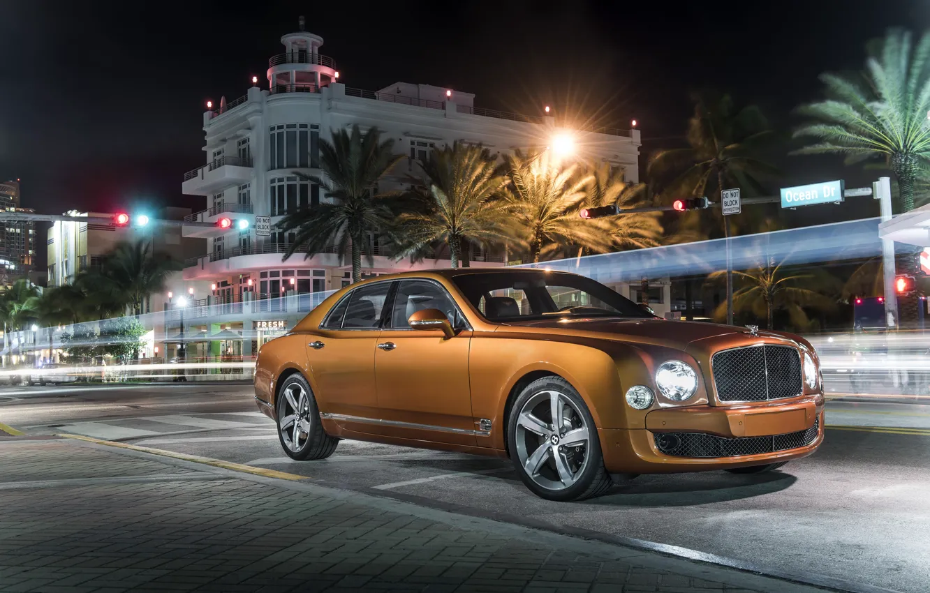 Photo wallpaper car, Bentley, Mulsanne