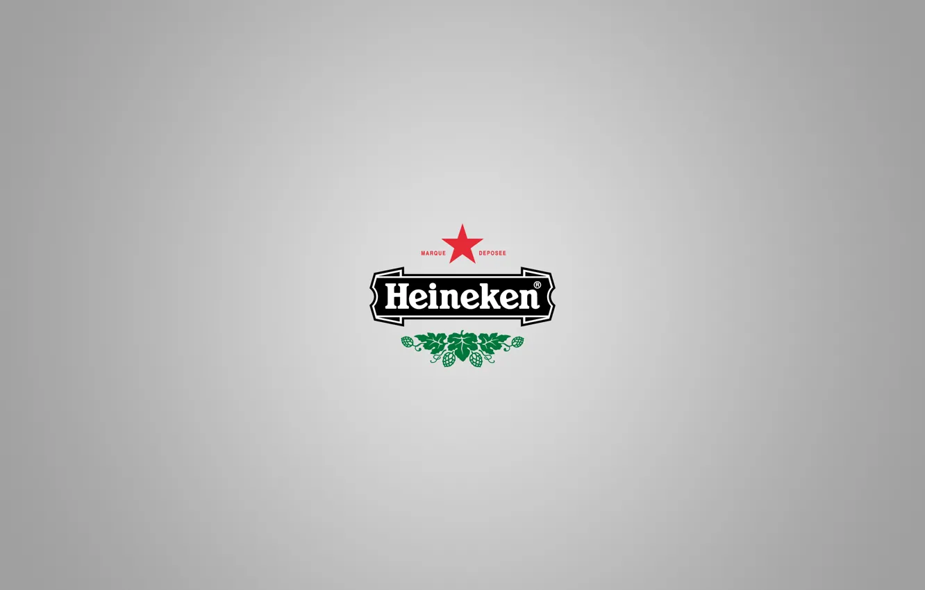Photo wallpaper style, beer, minimalism, logo, logo, heineken, style, brand