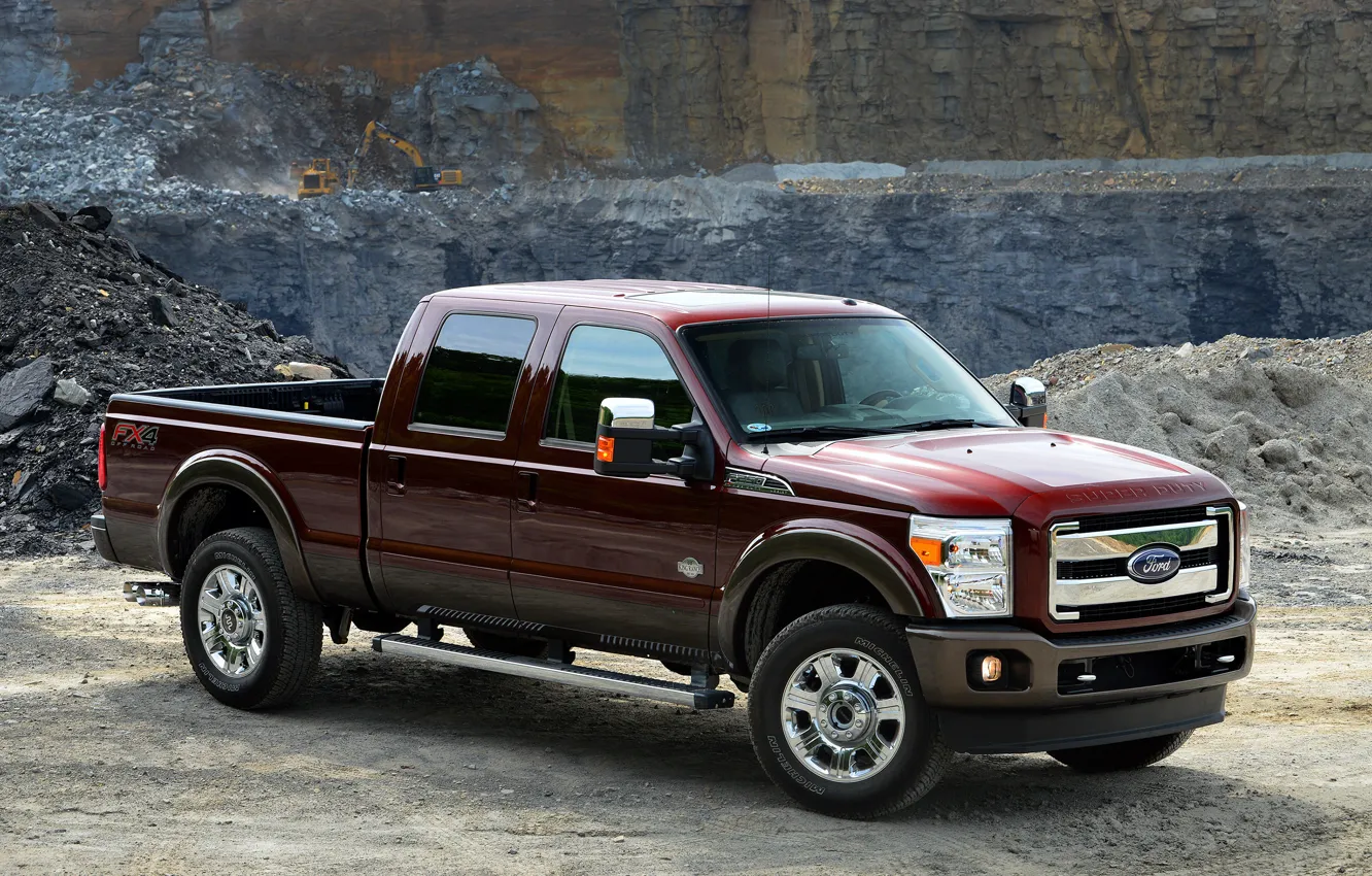 Photo wallpaper pickup, Super Duty, King Ranch, Ford F-250 FX4
