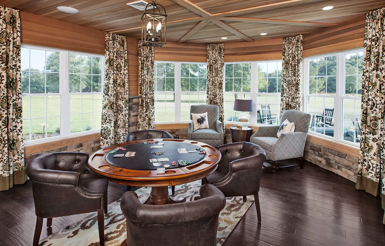 Photo wallpaper interior, games room, Stansbury