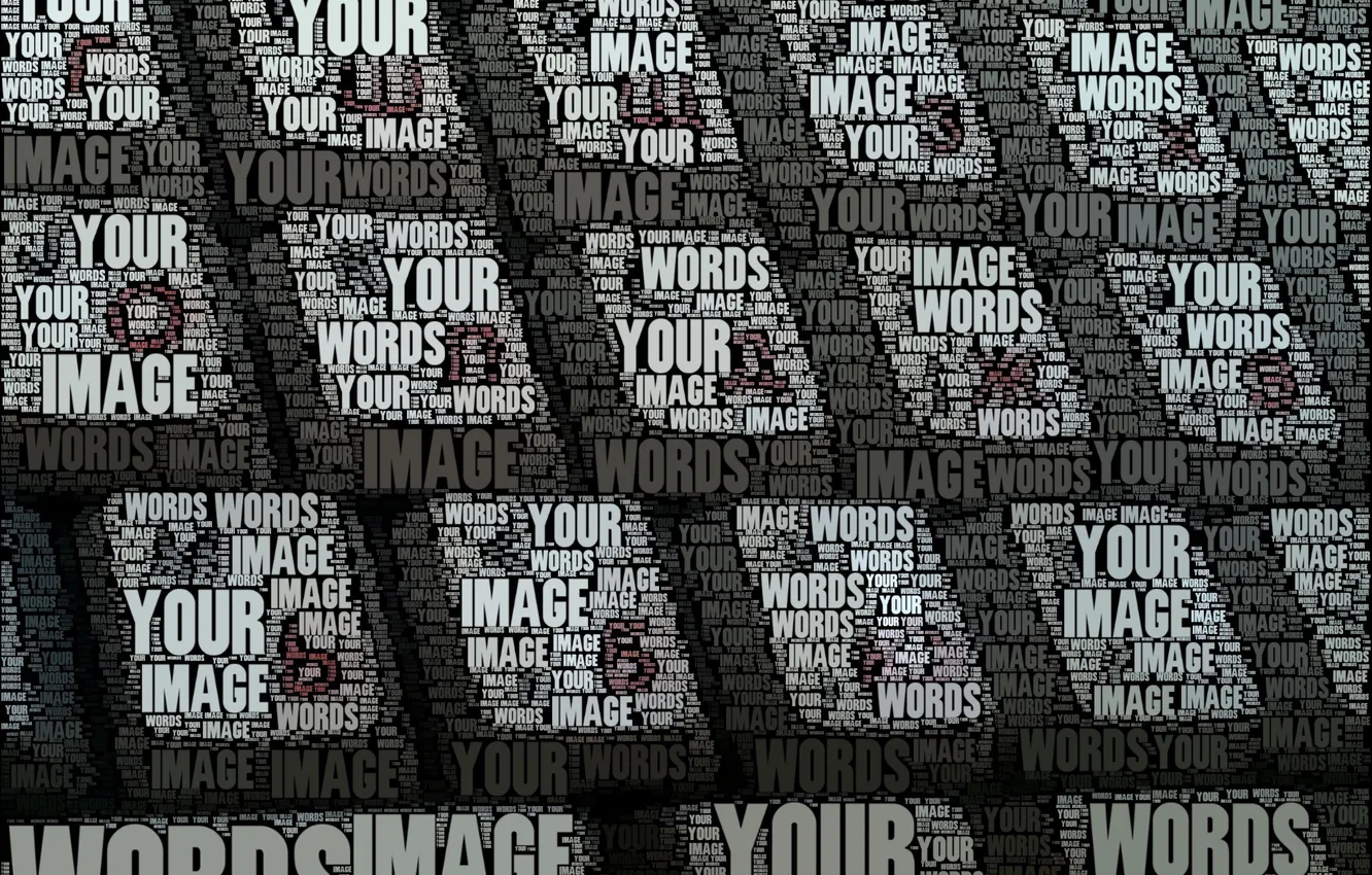 Photo wallpaper keyboard, words, words, keyboard