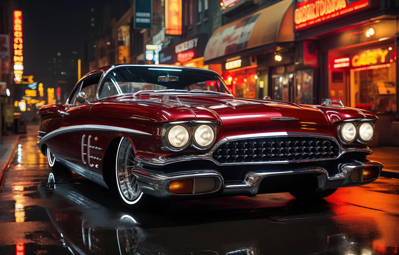 Photo wallpaper car, vintage, classic, automobiles, nostalgic