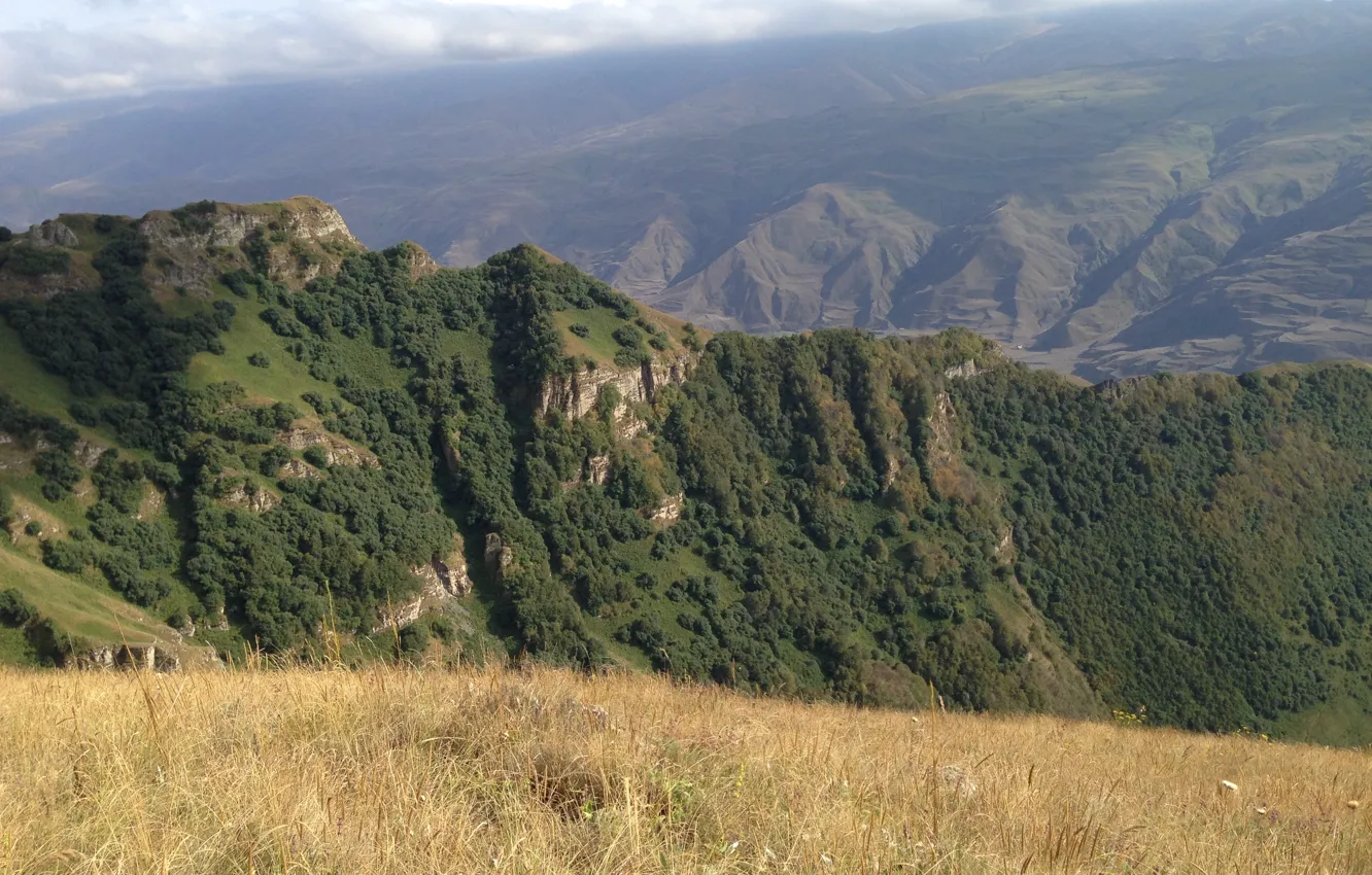 Photo wallpaper mountains, chickens, Dagestan