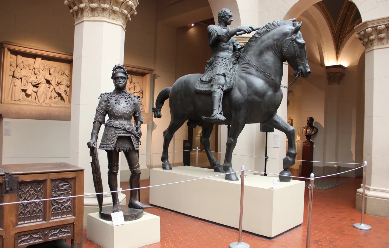 Photo wallpaper Moscow, statue, sculpture, copy, Donatello, Donatello, Padova, The Pushkin State Museum