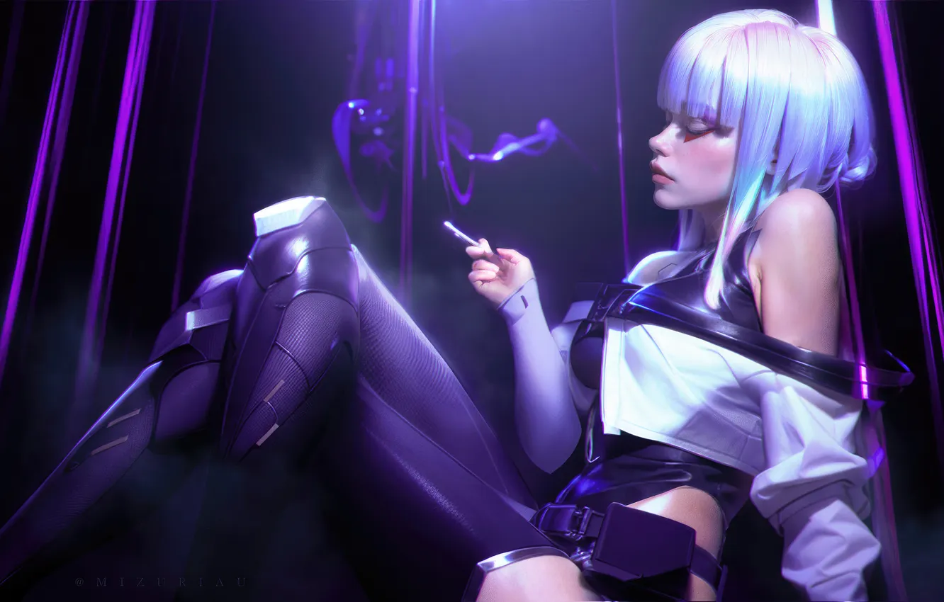 Photo wallpaper Lucy, Cyberpunk, Edgerunners