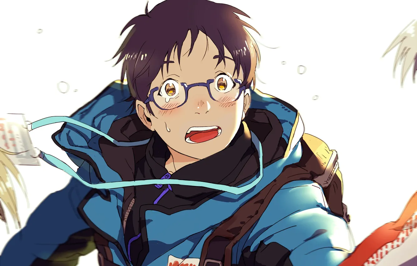 Photo wallpaper anime, art, guy, Yuri on the ice, Yuri Katsuki, Yuri On Ice