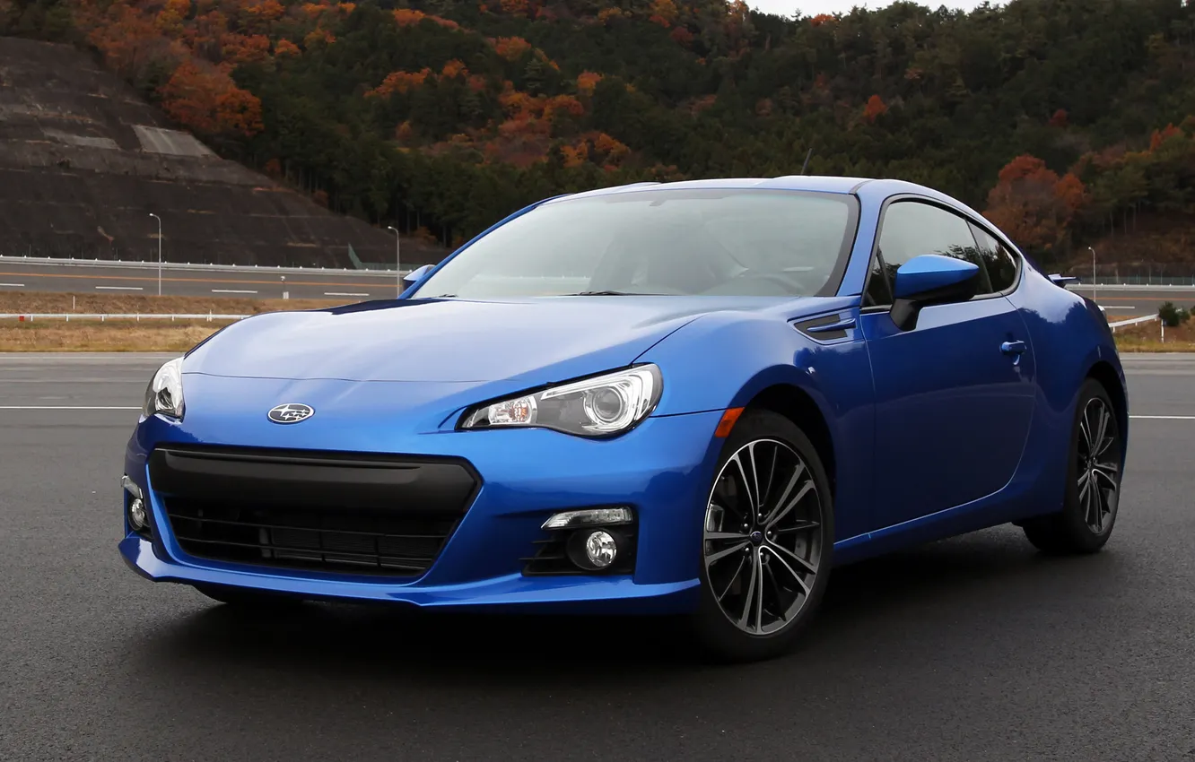 Photo wallpaper car, auto, blue, Subaru, wallpaper, Subaru, subaru brz
