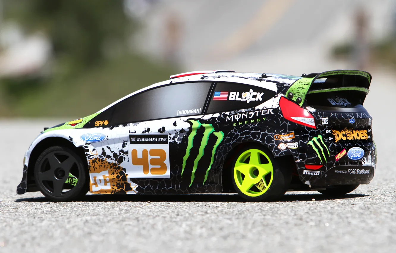 Photo wallpaper Ford, Model, Drift, Car, Ken Block, Fiesta, Ken Block