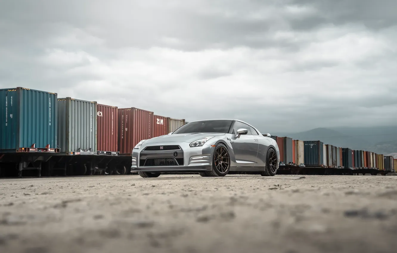 Photo wallpaper nissan, gt-r, trailers