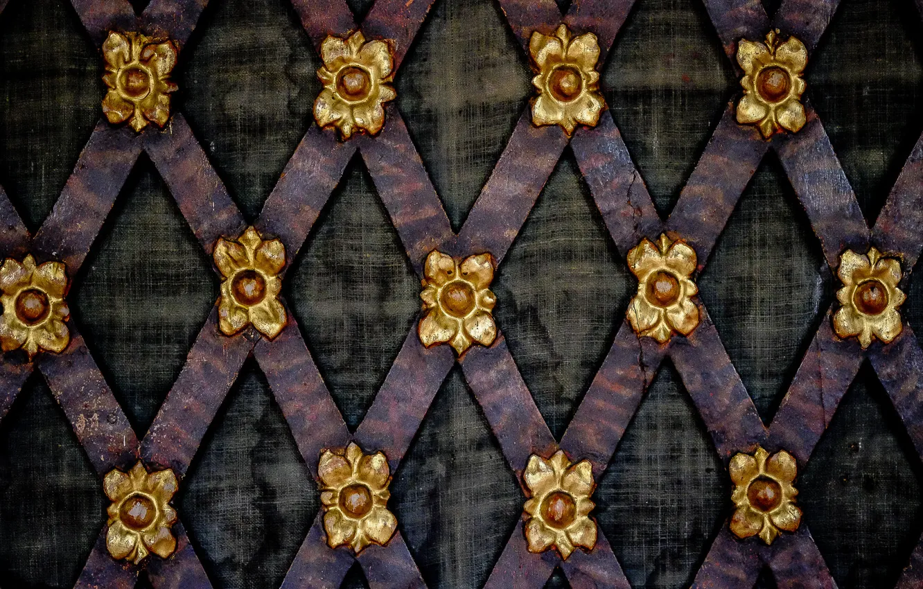 Photo wallpaper metal, background, pattern, fabric