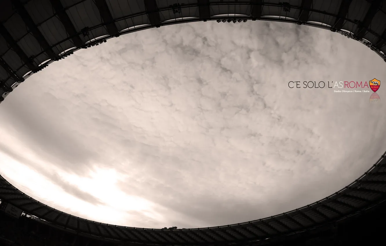 Photo wallpaper wallpaper, Italy, stadium, football, Sport, AS Roma, The Olympic Stadium