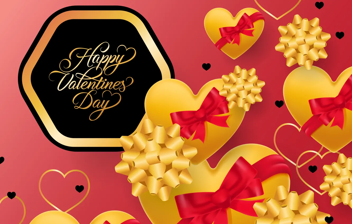 Photo wallpaper love, holiday, heart, hearts, Valentine's day, Valentine's day