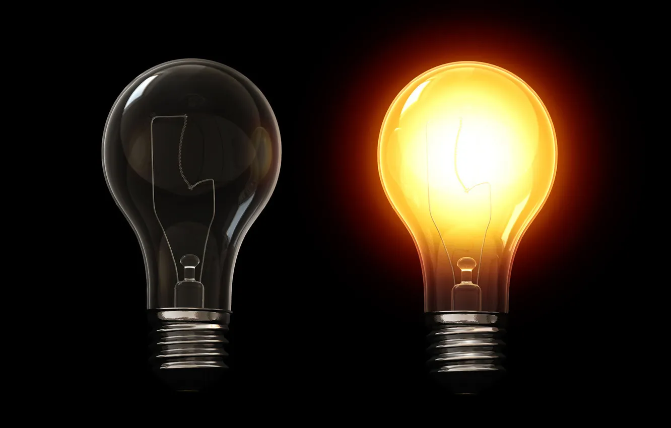 Photo wallpaper light, darkness, Wallpaper, lamp