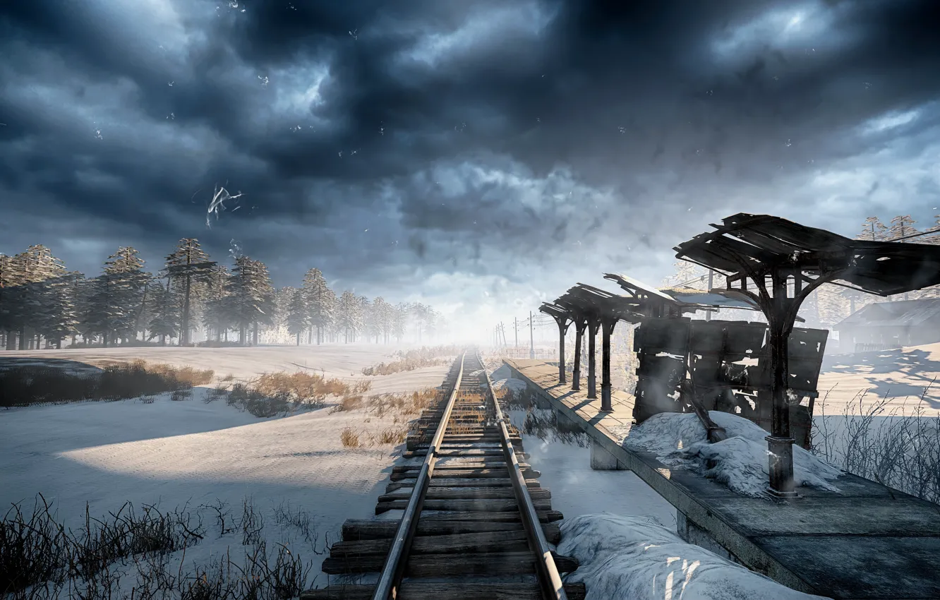 Photo wallpaper HDR, art, Metro Exodus