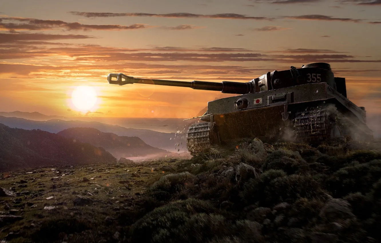 Photo wallpaper tiger, WoT, World of Tanks, World Of Tanks, Wargaming Net, Heavy Tank No. VI