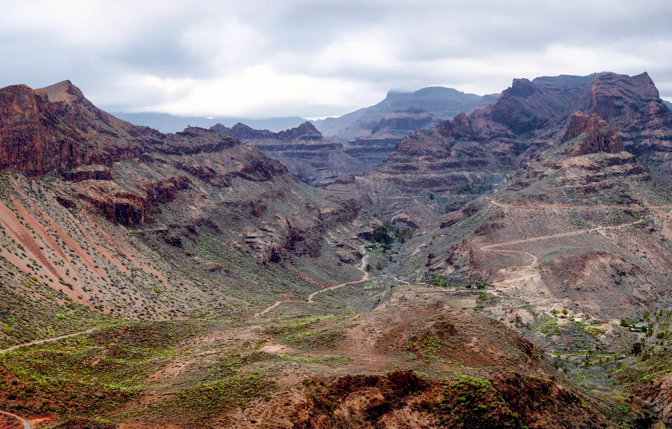Photo wallpaper mountains, rocks, Spain