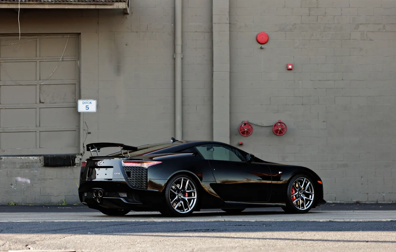 Photo wallpaper Lexus, Lexus LFA, LFA, rear view