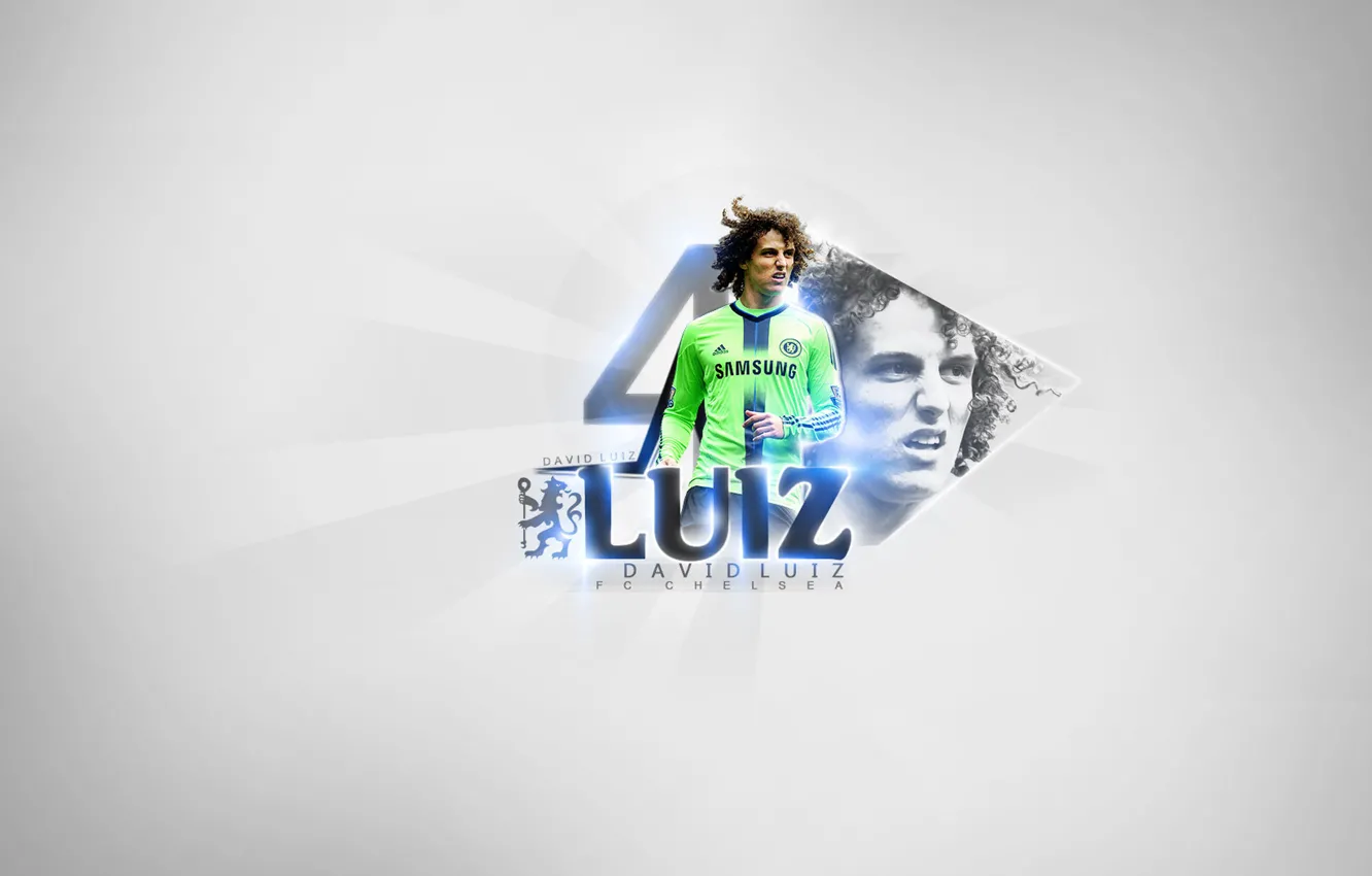 Photo wallpaper football, sport, player, football, Chelsea, Chelsea, Stamford Bridge, David Luiz