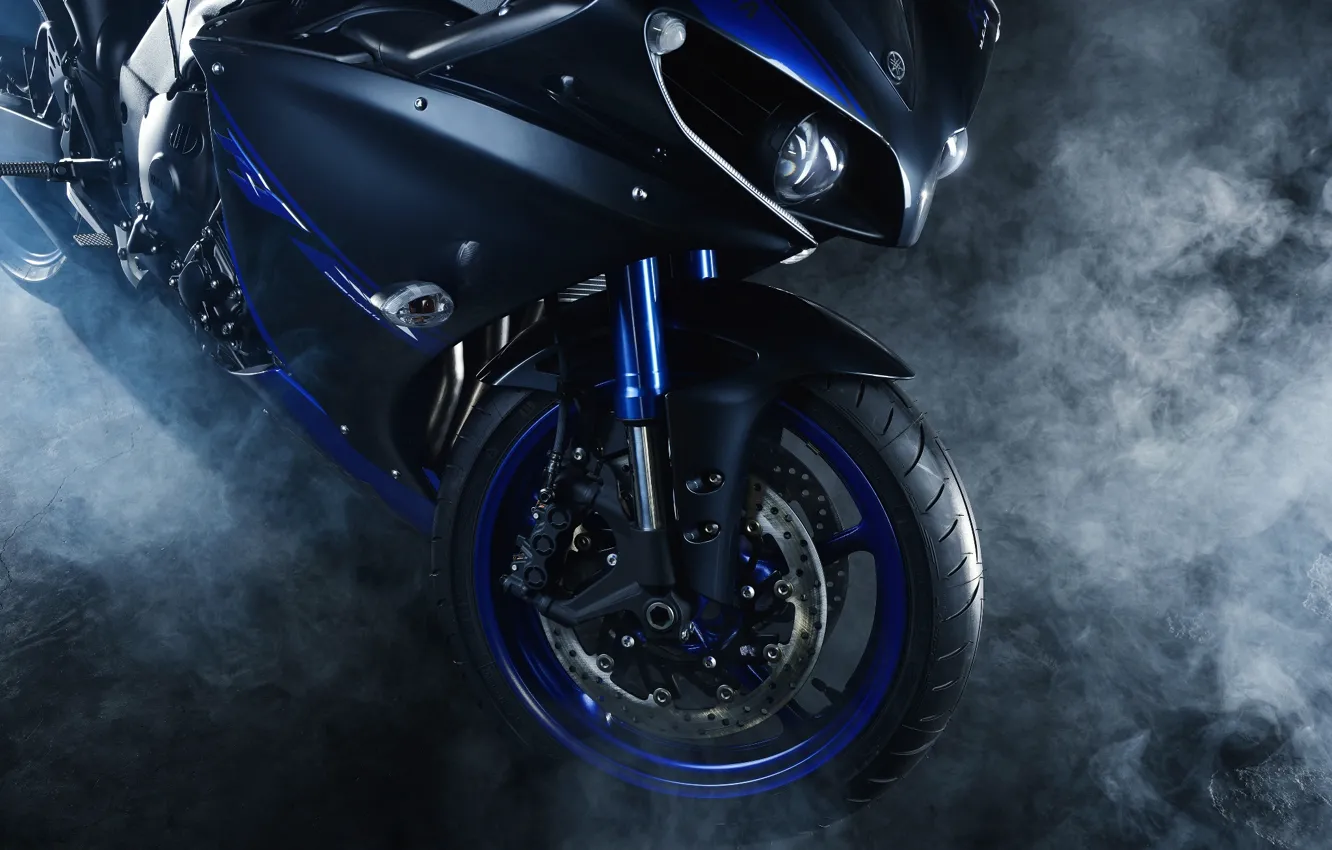 Photo wallpaper motorcycle, motorbike, Yamaha YZF R1