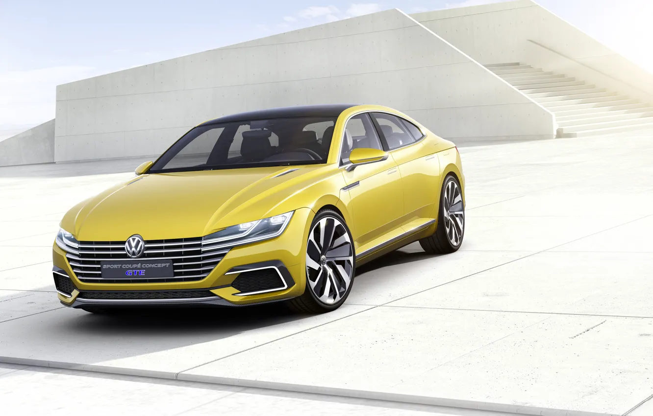 Photo wallpaper Concept, sport, coupe, Volkswagen, Coupe, Volkswagen, Sport, GTE