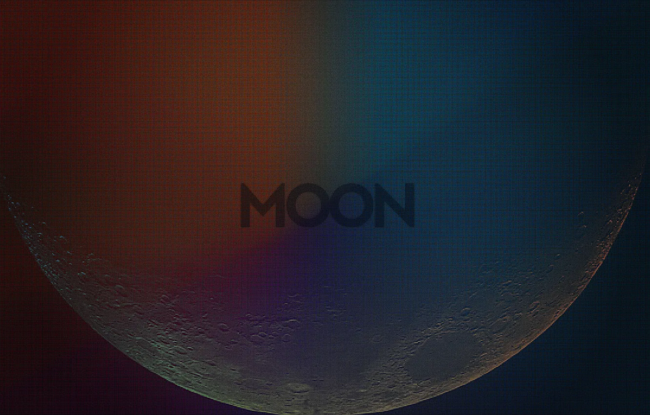 Photo wallpaper background, Wallpaper, the moon, graphics, minimalism, art, picture