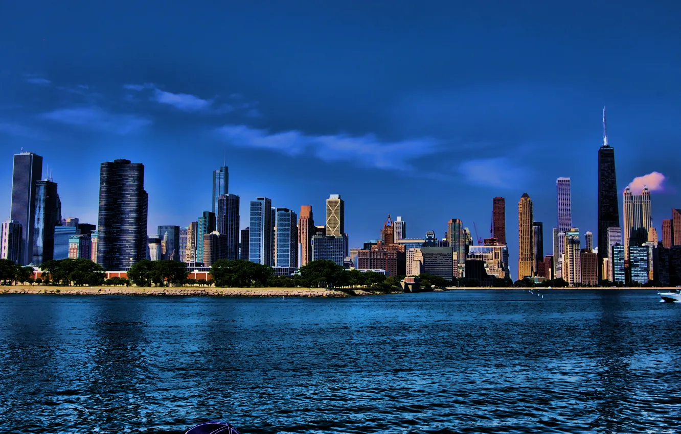 Photo wallpaper Chicago, USA, Chicago, Illinois