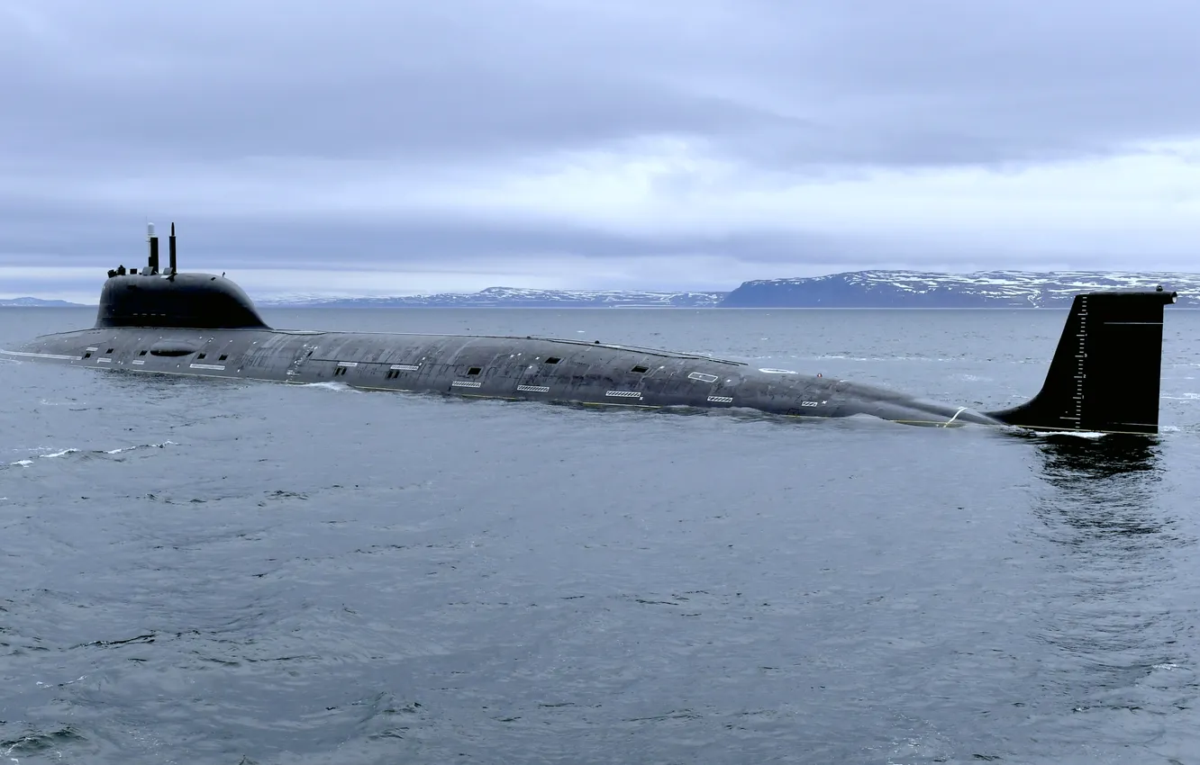 Photo wallpaper Kazan, submarine, project 885M, multipurpose nuclear power plant