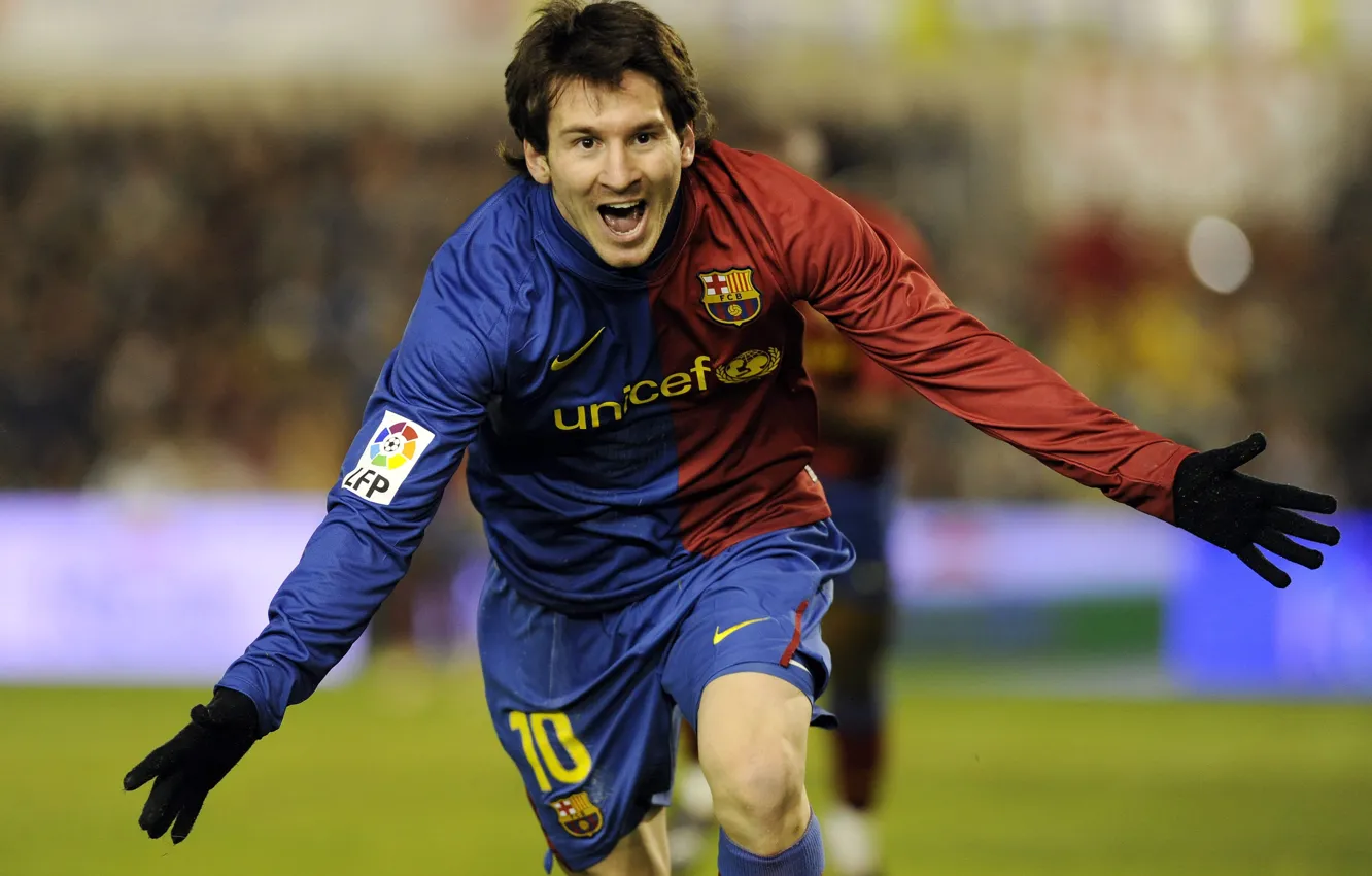Photo wallpaper sport, player, Lionel Messi, barca