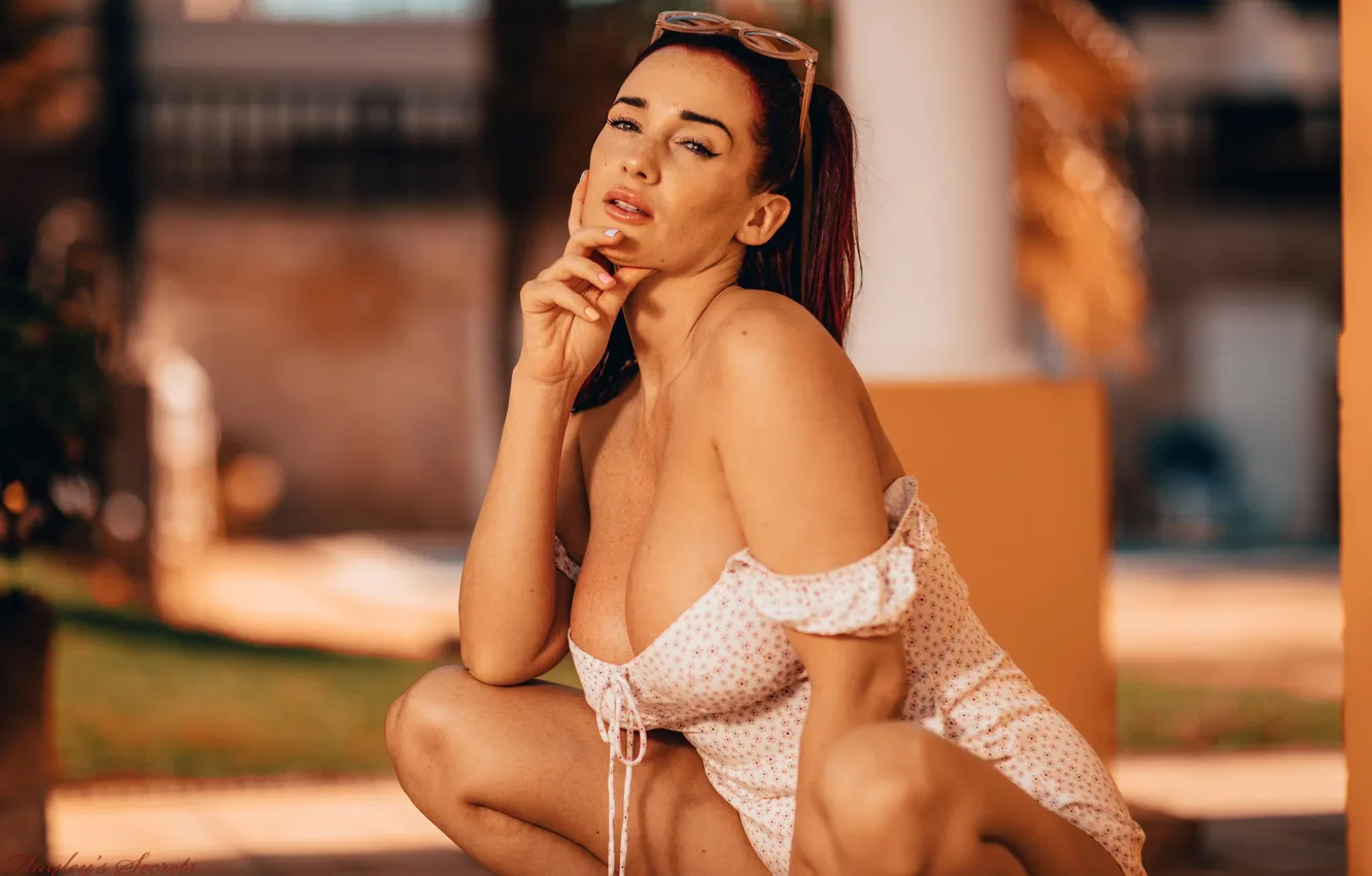 Photo wallpaper legs, pussy, boobs, stockings, nude, blonde, dolls, tights