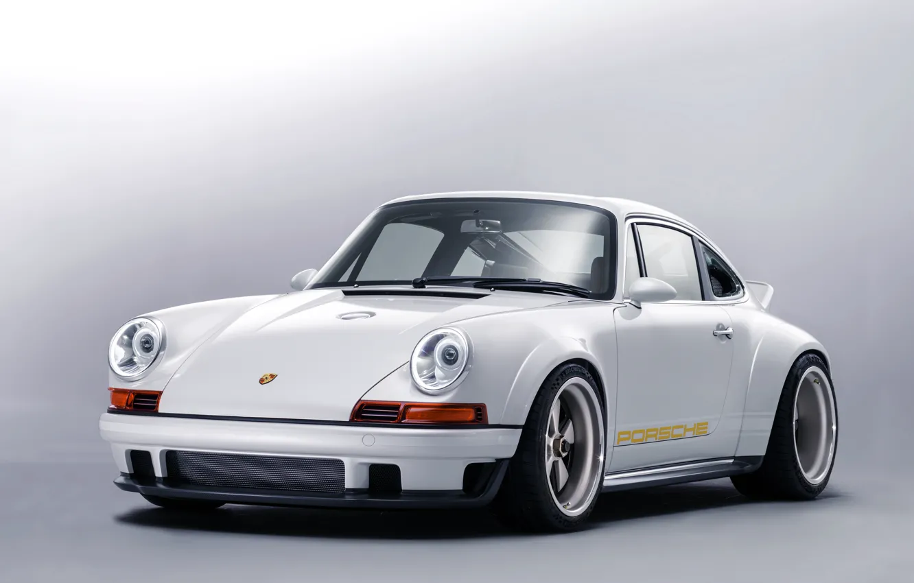 Photo wallpaper singer, Porsche 911, Side, Porshce, Front, Wheels, 911, Sportcar
