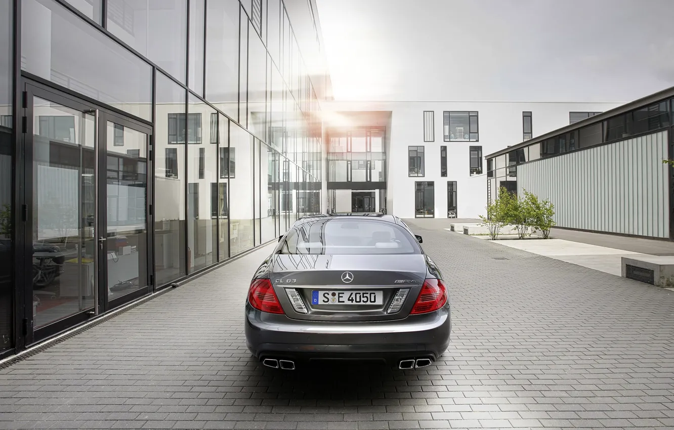 Photo wallpaper mercedes, auto, cl63 amg 2011