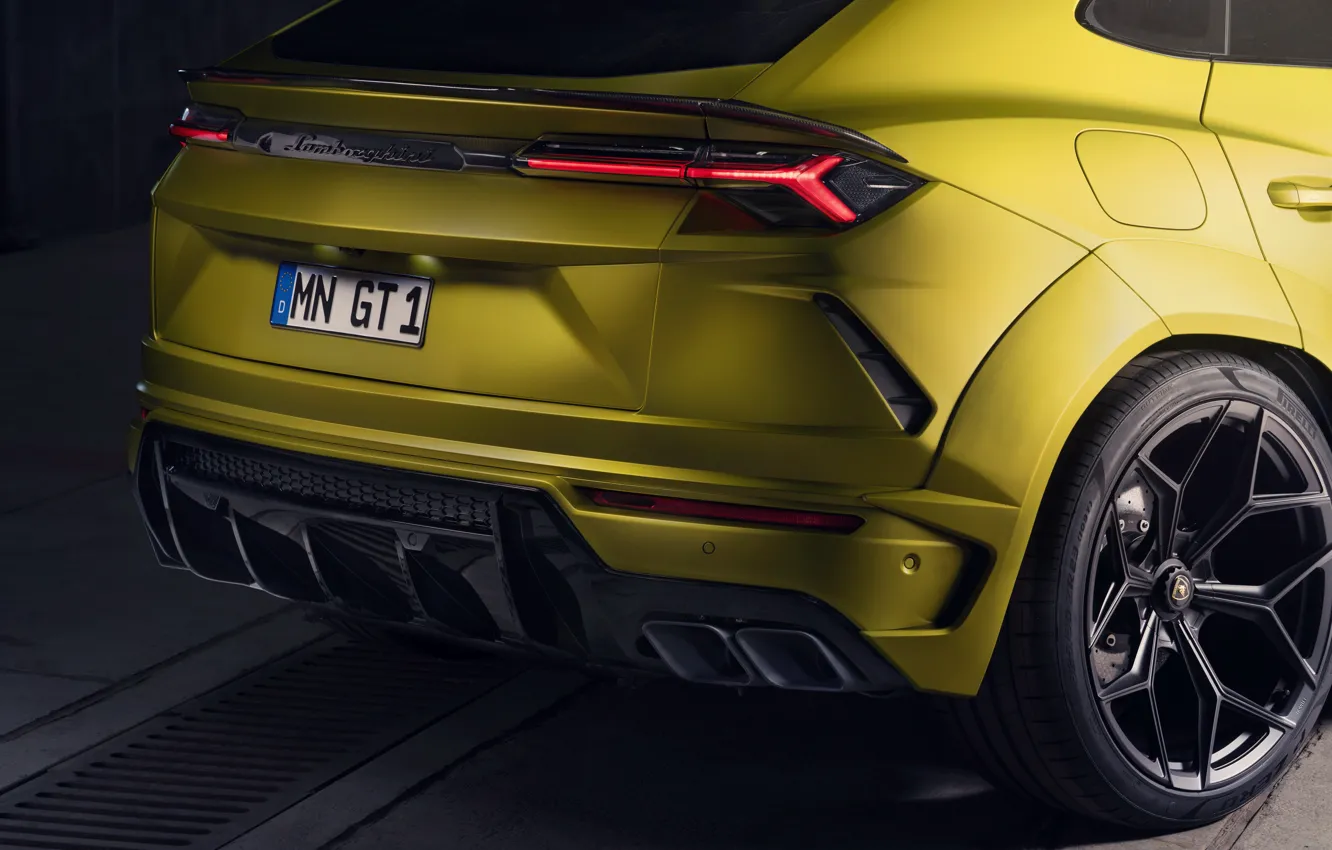 Photo wallpaper Lamborghini, headlight, the rear part, crossover, Urus, Novitec, 2019