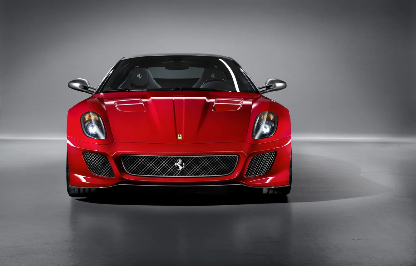 Photo wallpaper Machine, Ferrari, 599, Supercar, GTO, 2011.