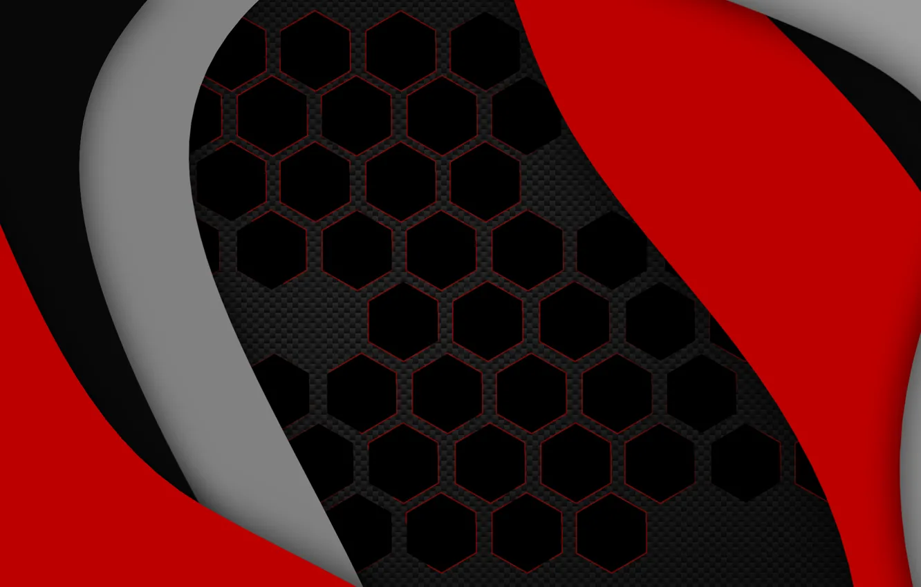 Photo wallpaper red, black, modern, carbon, Zero, greey, https://vk.com/greenblueforest