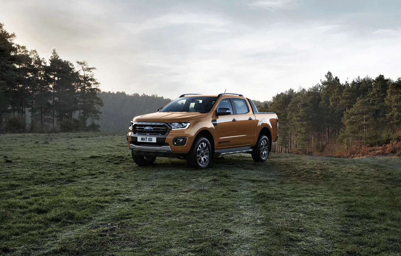 Photo wallpaper glade, Ford, pickup, Ranger, Wildtrak, 2019