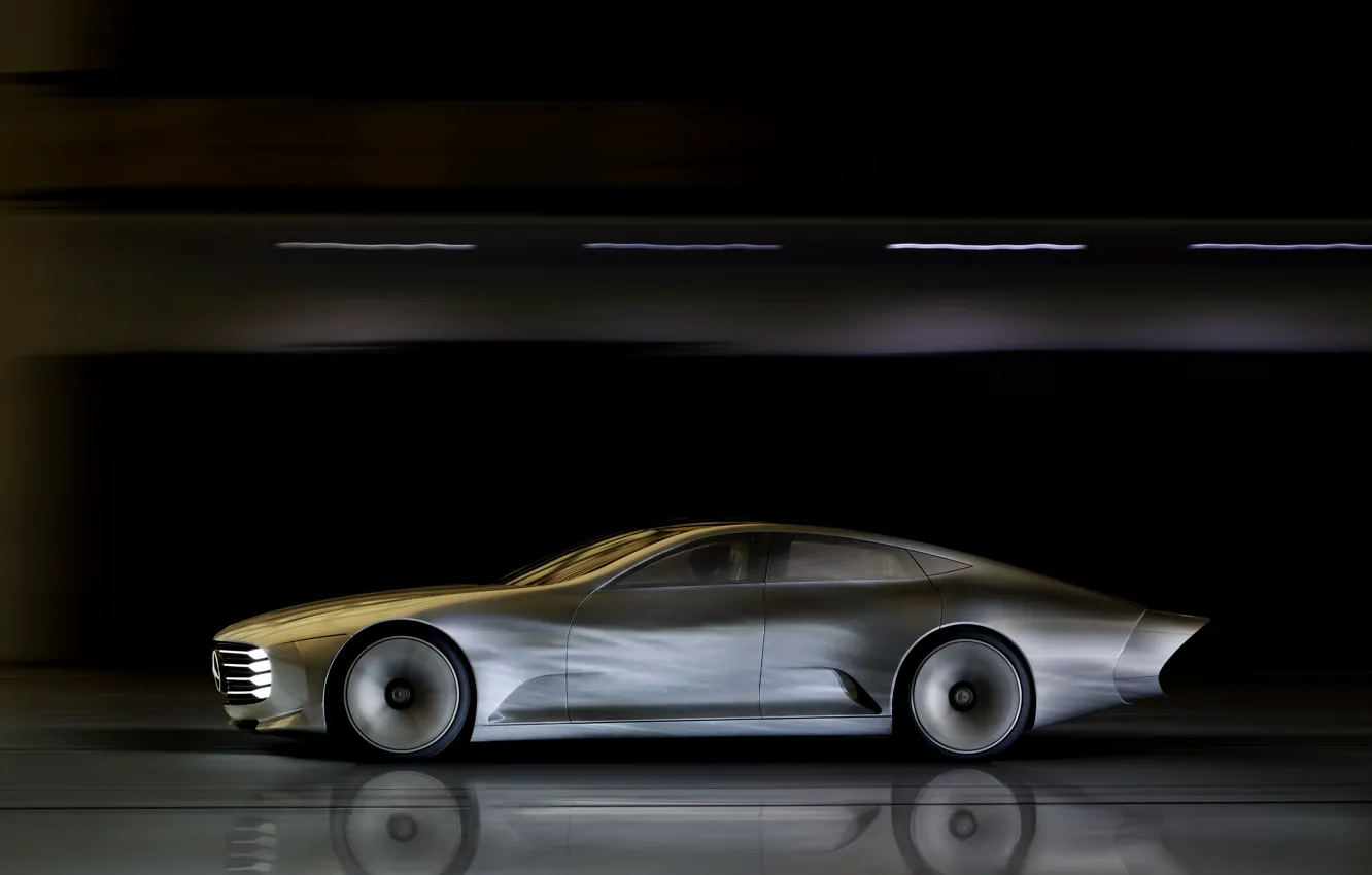 Photo wallpaper coupe, Mercedes-Benz, 2015, the four-door, Intelligent Aerodynamic Automobile, Concept IAA