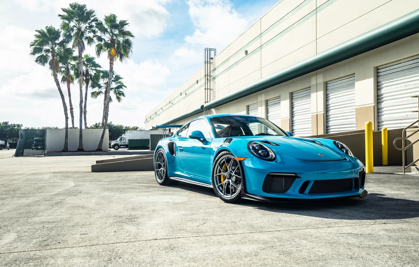 Photo wallpaper Porsche, Blue, 991, VAG, GT2RS