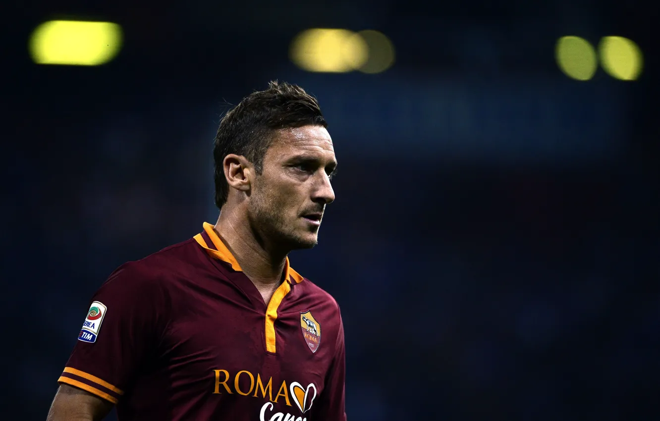 Photo wallpaper football, Rome, captain, legend, Italy, Legend, football, Totti