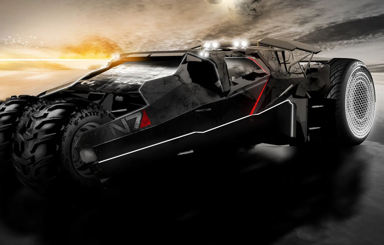 Photo wallpaper machine, future, mass effect