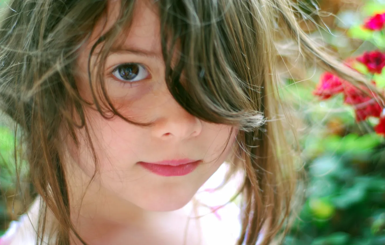 Photo wallpaper girl, beautiful, Naughty