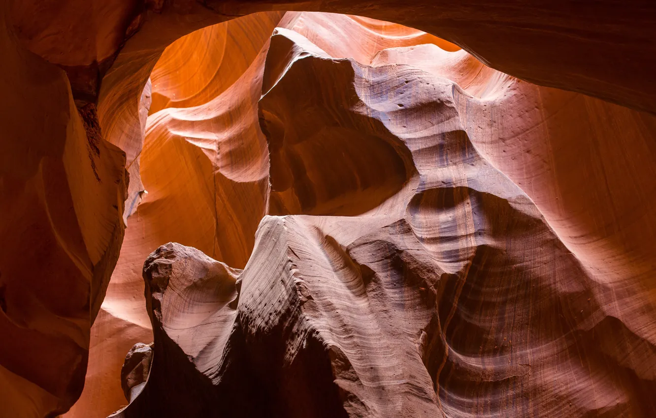 Photo wallpaper canyon, AZ, USA, America, Antelope canyon, geological formation, hypothesis, in theory