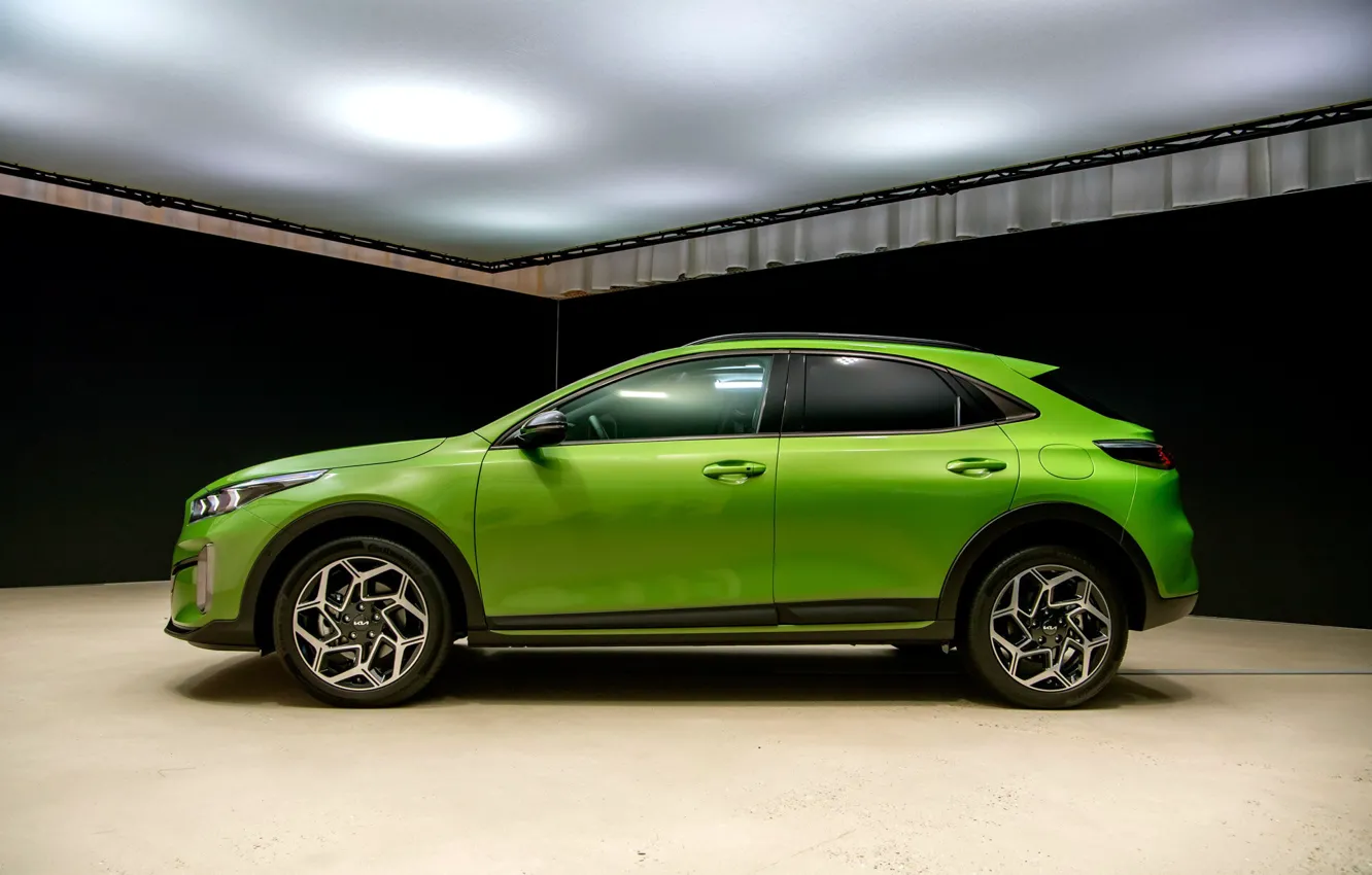 Photo wallpaper side view, Kia, GT Line, Xceed