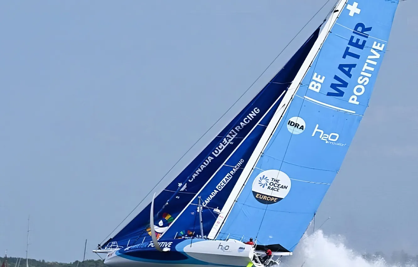 Photo wallpaper race, boat, speed