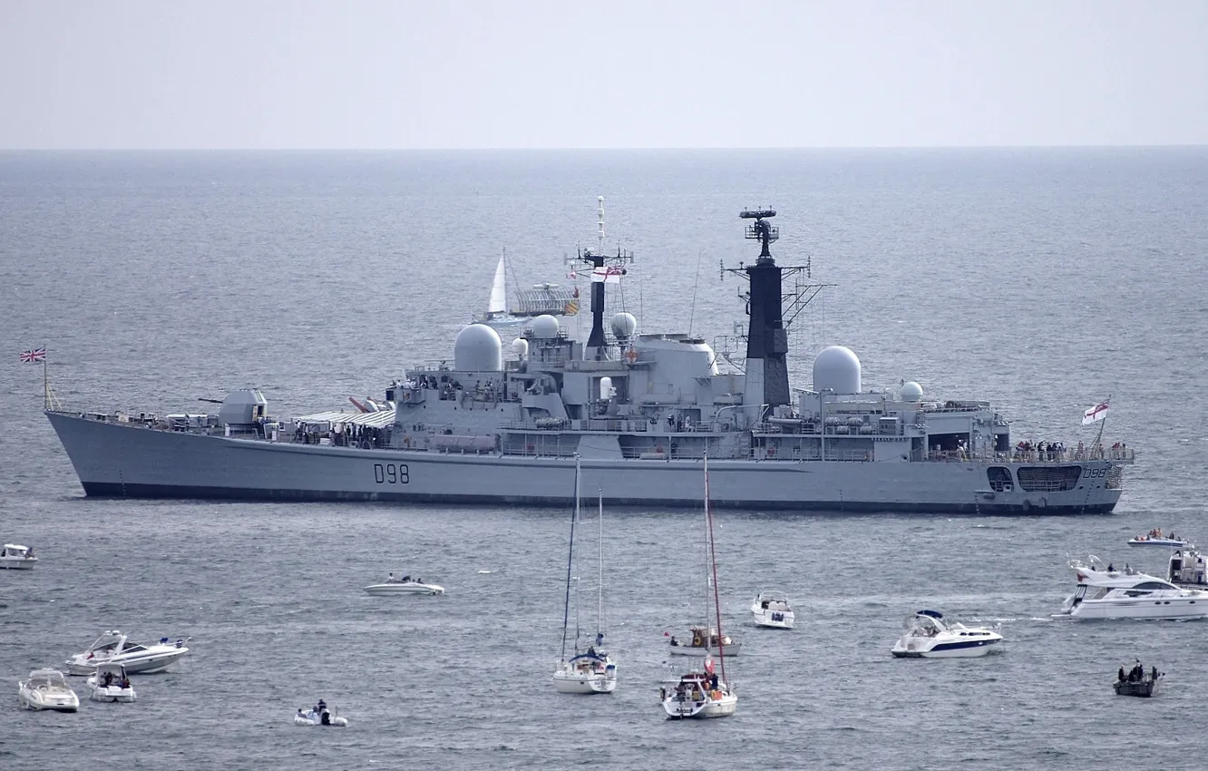 Photo wallpaper ship, yacht, military