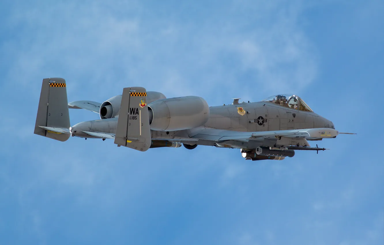 Photo wallpaper Thunderbolt II, A-10C, twin-engine attack aircraft