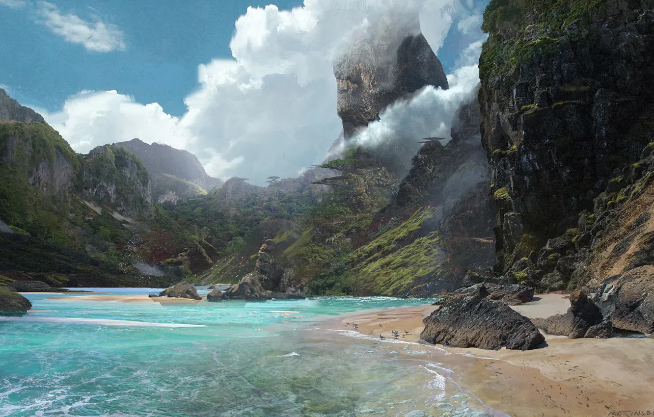 Photo wallpaper Laguna, Blake Rottinger, Marooned