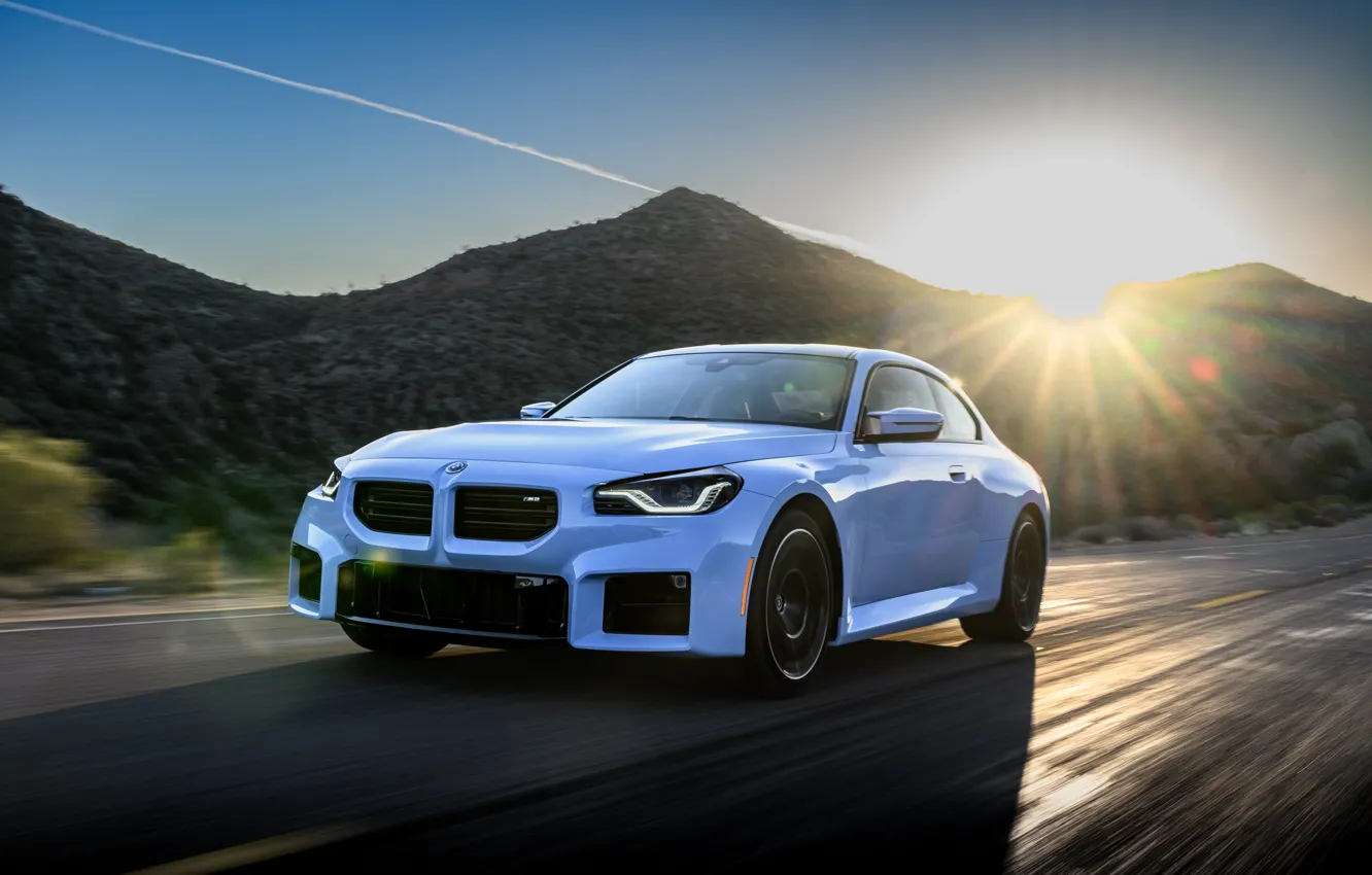 Photo wallpaper car, BMW, drive, M2, G87, BMW M2 MT, 🤢