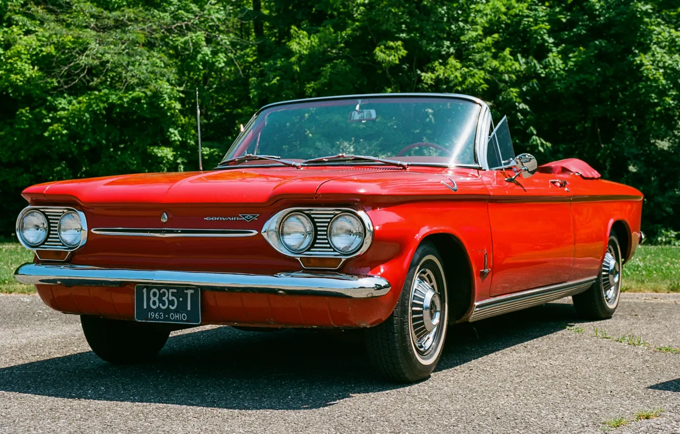 Photo wallpaper Chevrolet, classic, the front, Corvair